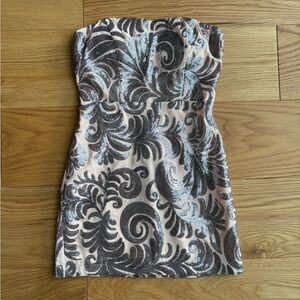Strapless Sequence Dress